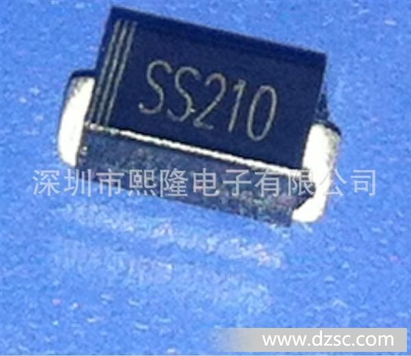 供应 肖特基 贴片二级管 SS210 2A 100V  SMA DO-214AC(图)