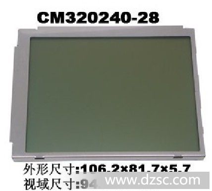 320240图形点阵，LCD液晶显示，LCM液晶显示模块，控制器:RA8835