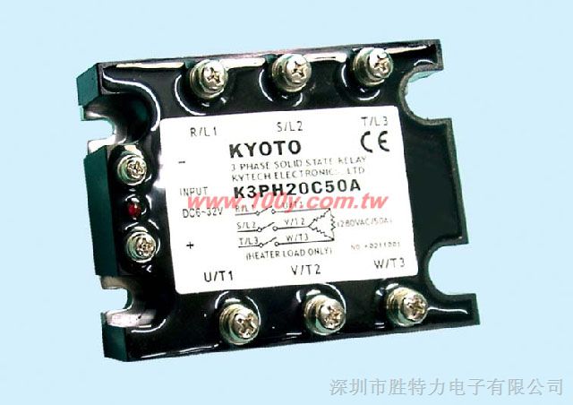 供应KYOTTO K*40C100DA　表面型三相固态继电器