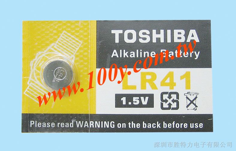 供应TOSHIBA  LR41　1.5V 电池 LR41