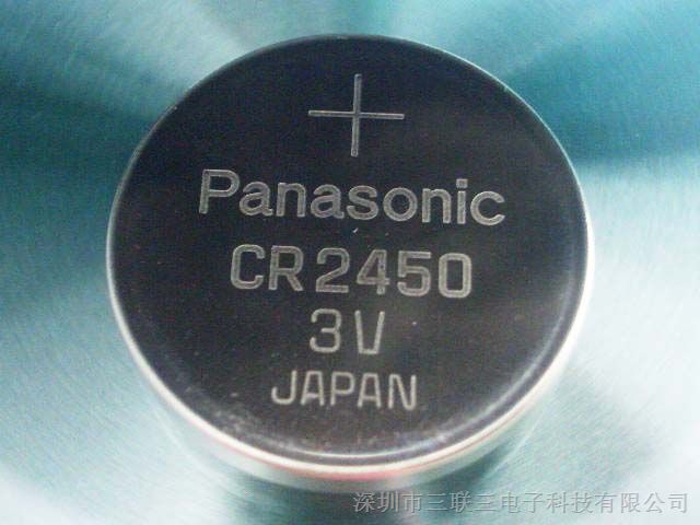 供应原装进口Panasonic/松下CR2450电池