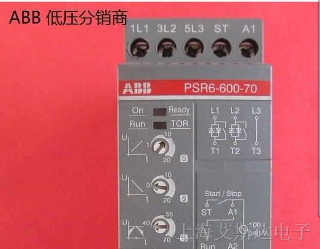 供应ABB软起动器PSR72-600-70 45KW 72A原装100-240V