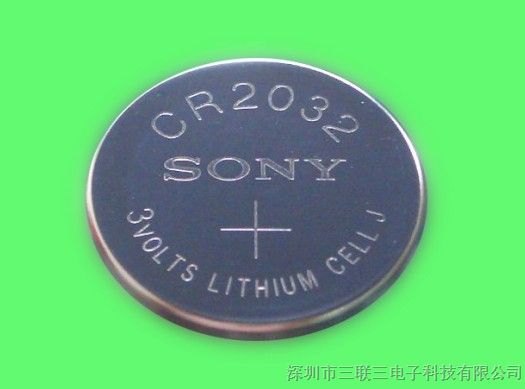 供应原装进口SONY索尼CR2032电池