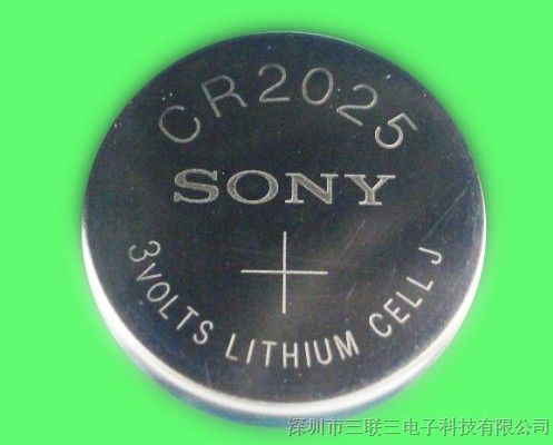 供应原装进口SONY索尼CR2025电池