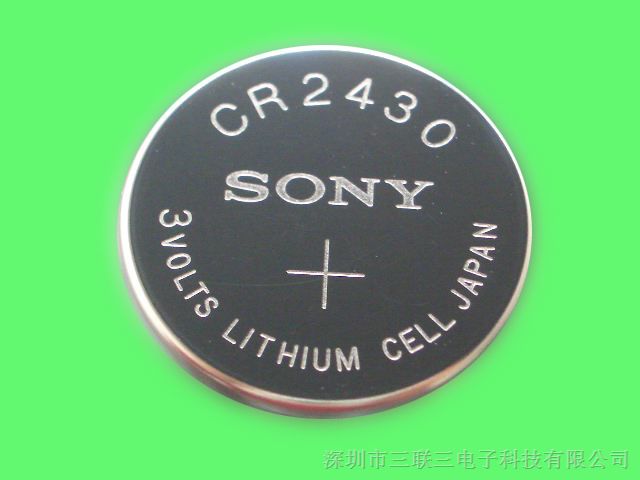供应原装进口SONY索尼CR2430电池SONY索尼