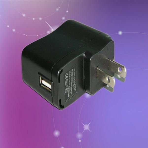 厂家供应5V充电器 U*接口 mp3/4 PSP 半波带IC保护充电器