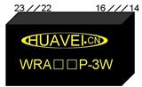 隔离电源模块 dc-dc 5V转12V 宽输入 WRA0512P-3W *