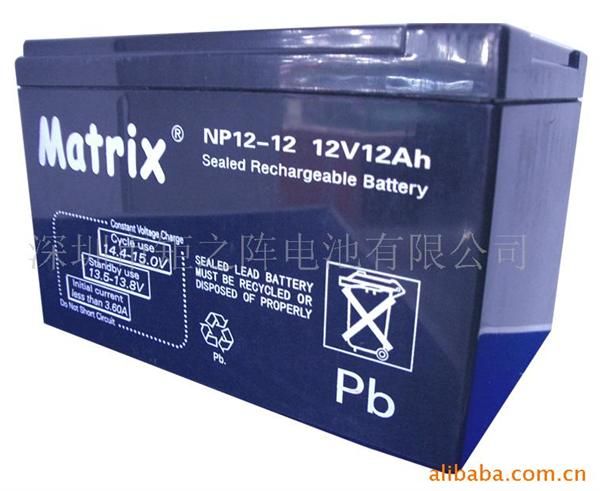 供应12V12Ah阀控式铅酸蓄电池/免维护电池
