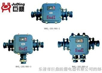 供应BHD2-25/380-3T，矿用25A三通接线盒