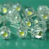 深圳厂家销售*亮5mm草帽白光  f5草帽8-9lm低光衰灯珠