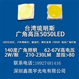 琉明斯2W贴片 5050灯珠 广角高压高显指大功率灯珠