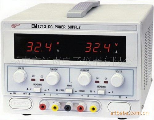 江南电子EM1713A数字显示二路输出线性直流稳压电源