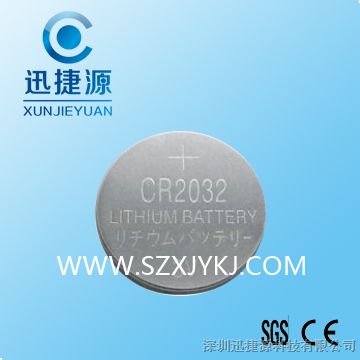 供应长寿命纽扣锂电池 CR2032电池
