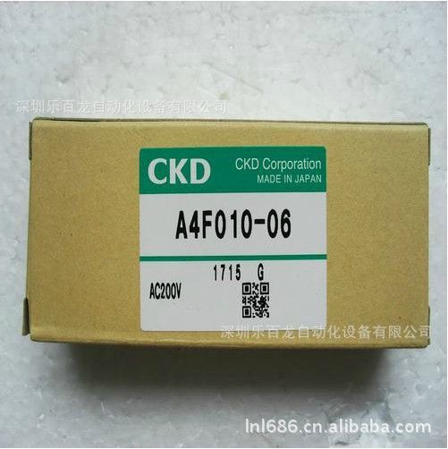 全新日本原装CKD电磁阀 A4F010-06 AC200V