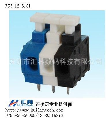 深圳接线端子台，弹簧式端子F53-22-3.5接线柱