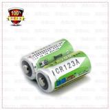 【*】强光手电筒 ICR123A 3V 700mAh充电电池(2节工装)