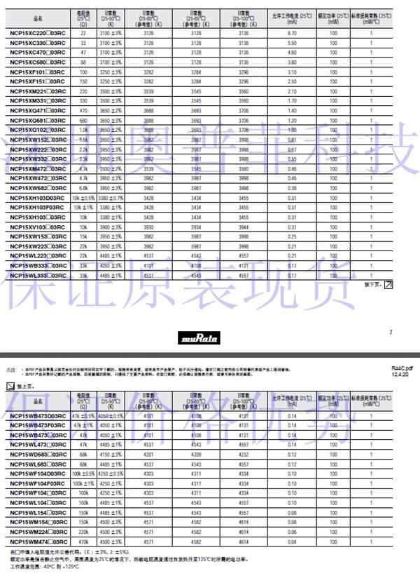 0402热敏规格