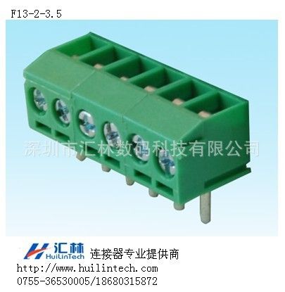 原装深圳连接器固定式端子F13-2-3.5接线端子