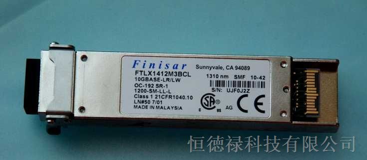供应原装Finisar 光纤模块 10G 10km 万兆单模双纤XFP:FTLX1412M3BCL