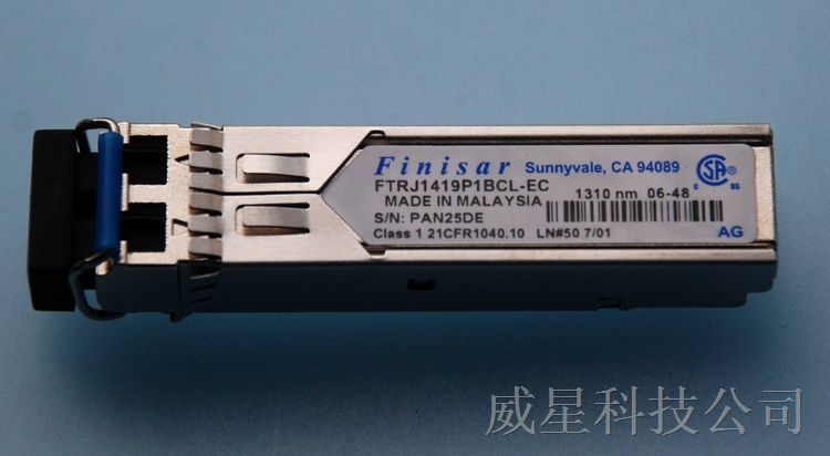 供应原装Finisar 光纤模块 2G 55km 单模双纤SFP: FTRJ1419P1BCL-EC