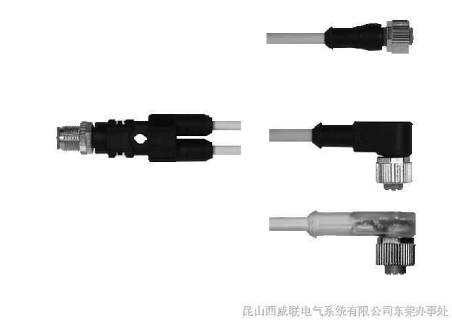 供应M8M12传感器连接器