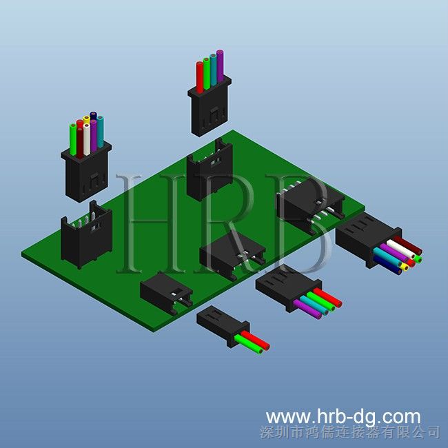 供应HRB品牌HRB2.54线对线/线对板/板对线连接器