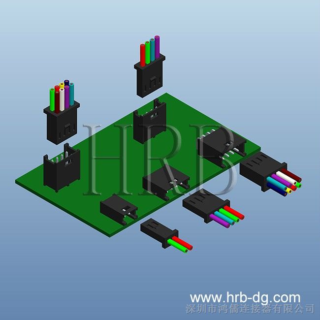 供应HRB高品质HRB2.54连接器，HRB2.54线对线连接器