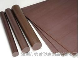 供应POM合铁氟龙聚合板，咖啡色POM板，赛钢加铁氟龙板棒