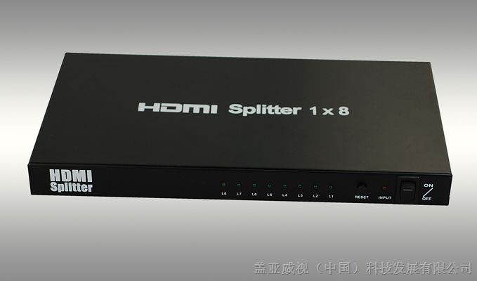 供应 盖亚 1x8 HDMI 分配器
