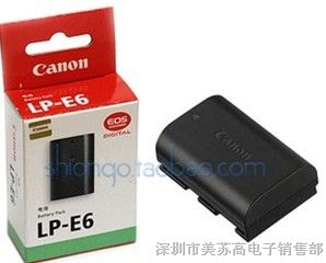 CANON佳能LP-E6原装电池 EOS 5D Mark II 5D2 EOS 7D 60D电池