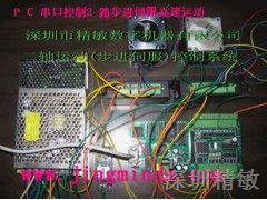 深圳精敏数字 供应串口控制2路步进伺服电机高速运动系统