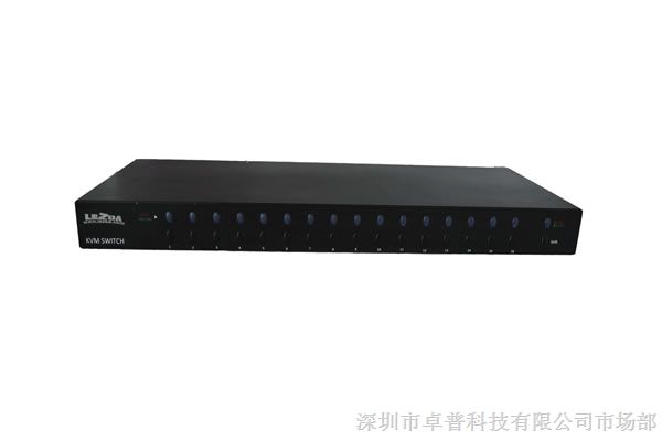 供应16口PS/2和USB双接口网络型CAT5 KVM切换器