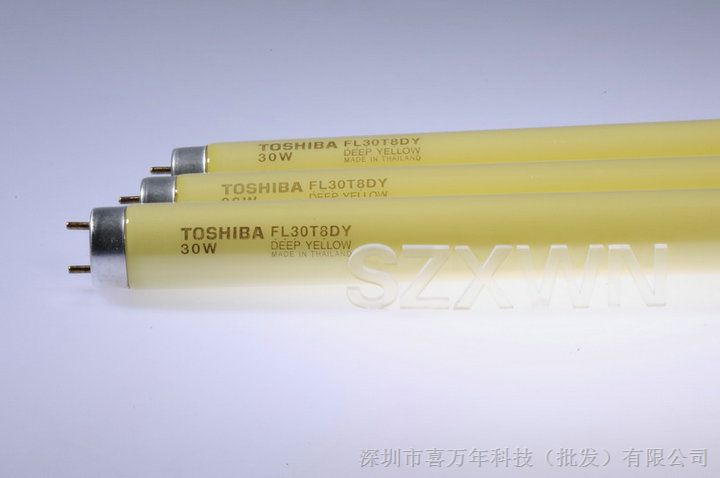 东芝FL30T8DY 30W防紫外线黄灯管 防老化灯管