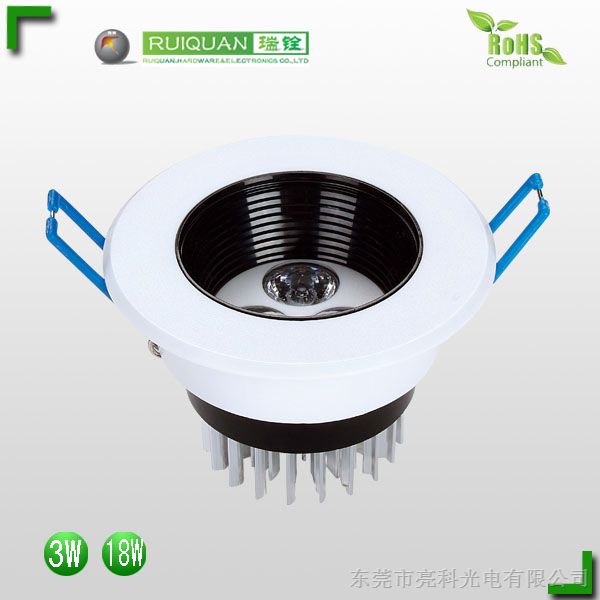 供应LED 18W冷锻散热器LED天花灯