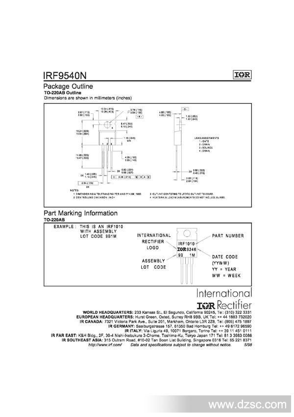 IRF9540N8