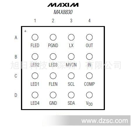 优势供应原装进口LED灯光管理IC MAX8830