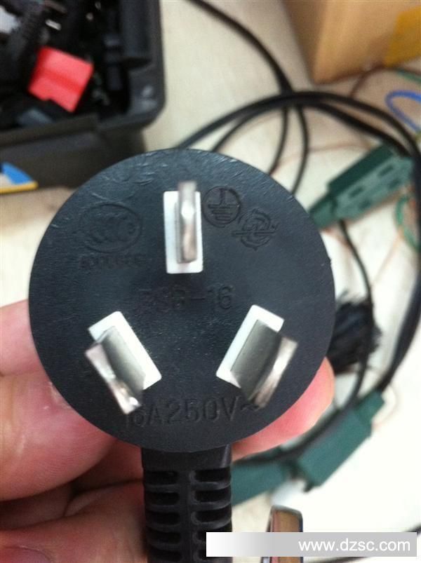 1M小国标AC电源显示器线 厂家直销黑色国标电源线