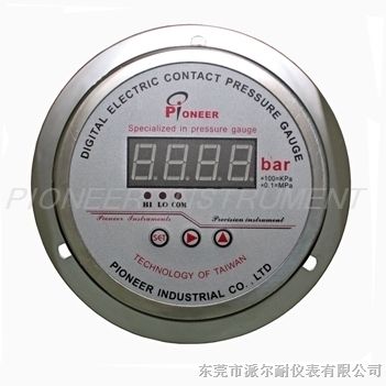 供应数字电接点压力表，PIONEER数字电接点压力表