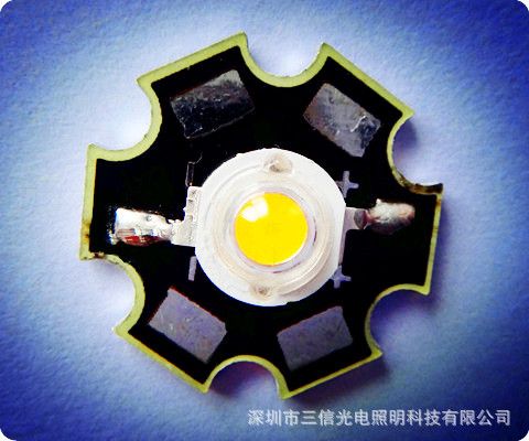 大功率led灯珠1W白光采用台湾普瑞芯片