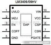 驱动高功率LED驱动IC  LM3409  hv