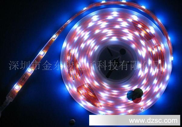 供应LED软灯条-每米30珠12V10mm宽5050RGB滴胶防水，深圳厂直销