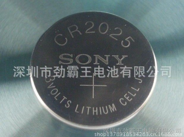 索尼CR2025纽扣电池 供应SONY纽扣电池