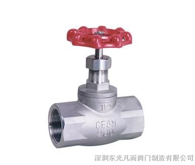 供应J11W不锈钢美式截止阀，螺纹截止阀