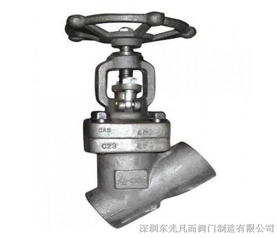 供应高压丝扣截止阀，J65Y Y型截止阀