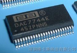 供应BB贴片 DAC7744E 16位四路电压输出数字模拟转换器