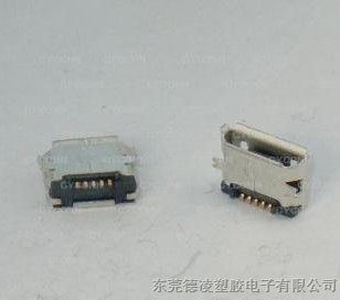 贴片USB插座，MICRO 5P USB插座。高品质供应
