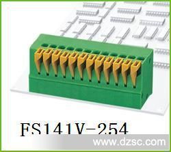 FS141V 2.54mm 12PIN 180度直针 PCB接线端子 视频监控PCB板使用