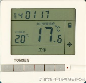 供应汤姆森TM810大屏液晶显示壁挂炉温控器