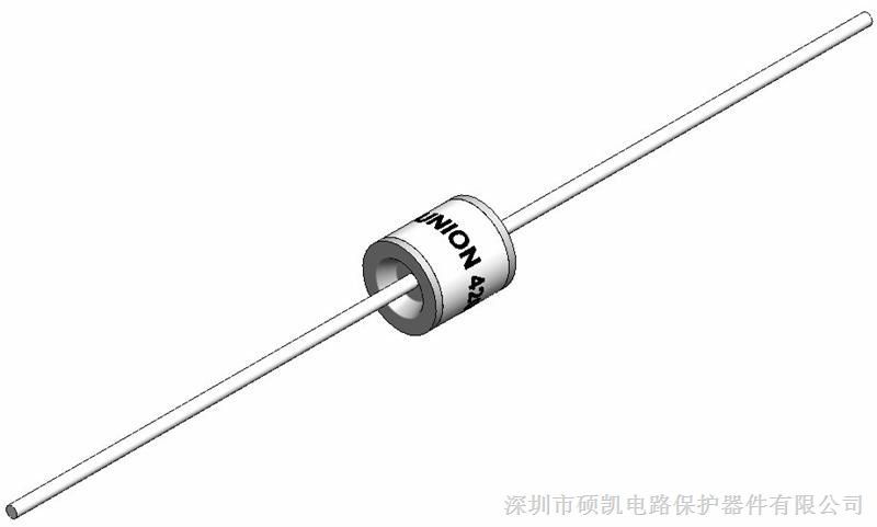 供应带引线陶瓷放电管硕凯UN2E5-75LL防过压元件