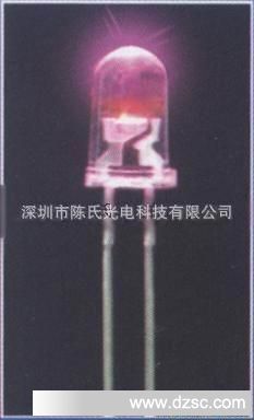 厂家供应5MM平头紫光LED灯珠